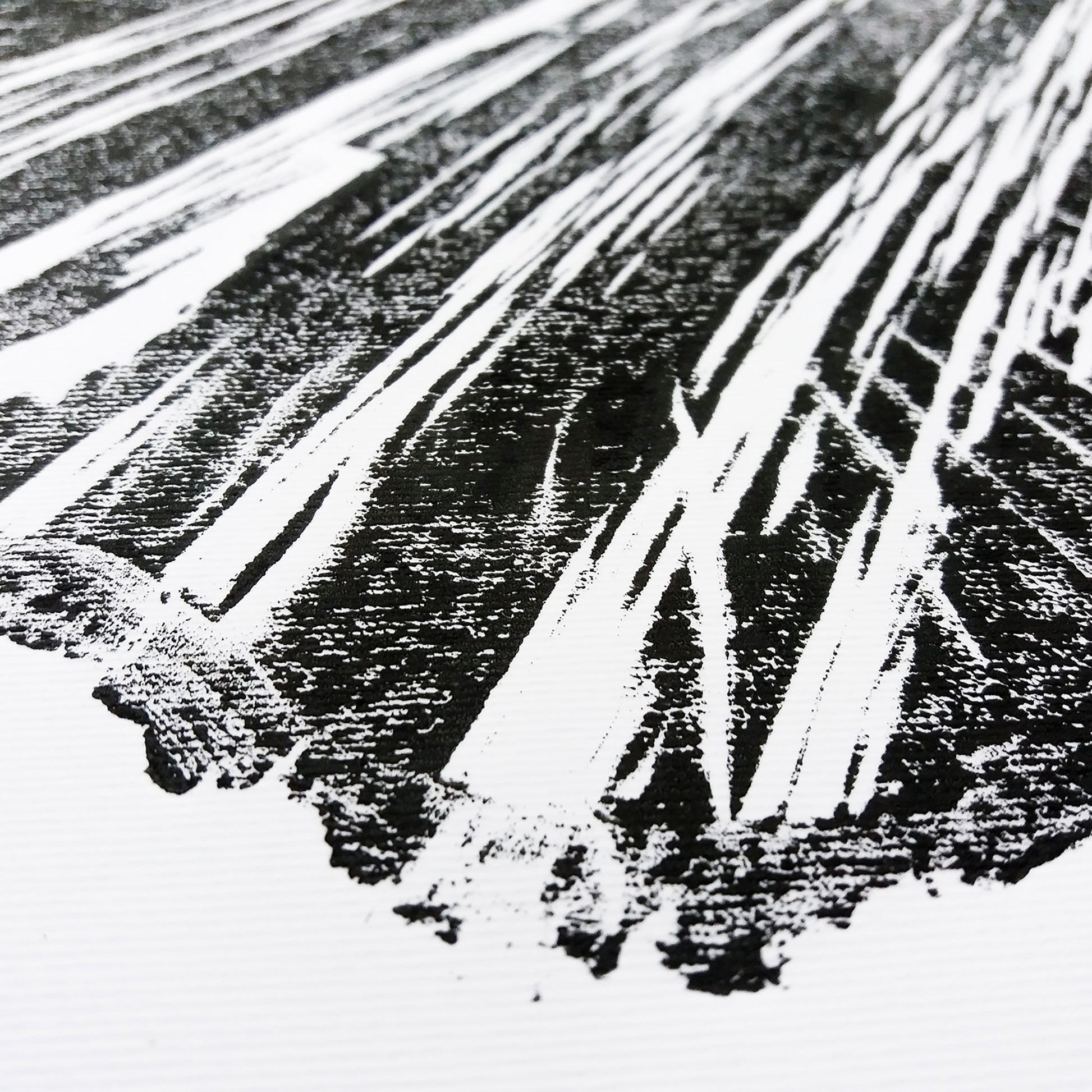 Woodcut Nature Tree Ring Wood Print Original Artwork Relief Circle Wall Art Living Room Rustic Decor Eco Friendly Gift Black Friday Sale