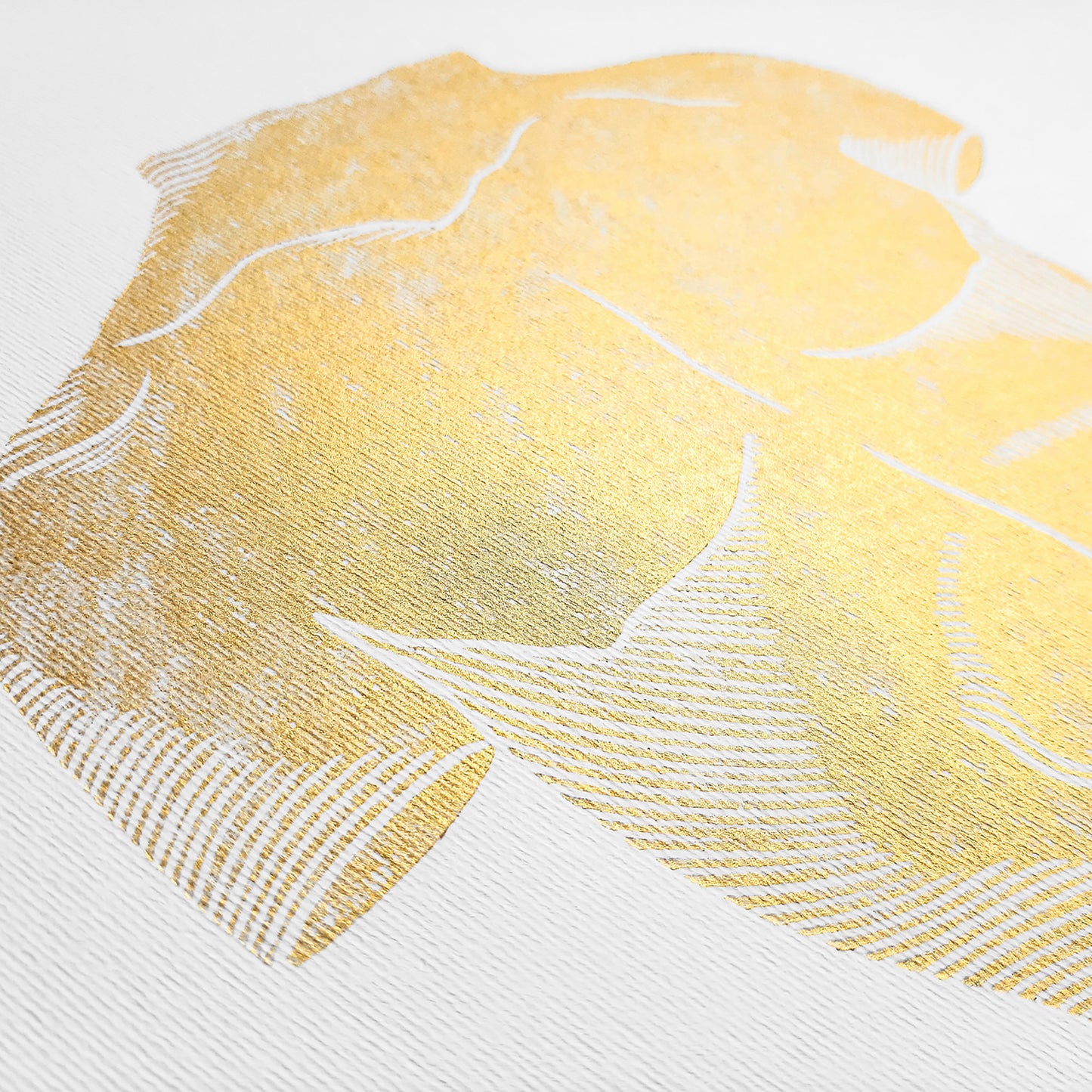gold nude bust man cave decor large linocut print antique sculpture original artwork midimalism bathroom aesthetic classic self gift husband present gift for him vanity area decor modern linogravure lino monoprint body block relief primary bedroom minimalism best friend handmade home housewarming home office entryway laundry above bed dorm living contemporary bedside headboard powder half bath creative studio workspace staircase glamoratti engraving etching country cottage european countryside