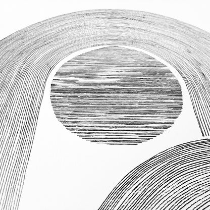 Black and white abstract lines art boho arch neo deco original artwork line drawing mid century modern office minimalist living room wall art man cave decor gift for him one of a kind nordic scandinavian marker hand drawn home office present geometric meditative unique architect father contemporary classical aesthetic moody bathroom kitchen dining dorm laundry above bed entryway decordried neutral housewarming shapes eclectic girlfriend hostess coworker mother sister girlfriend staircase laundry