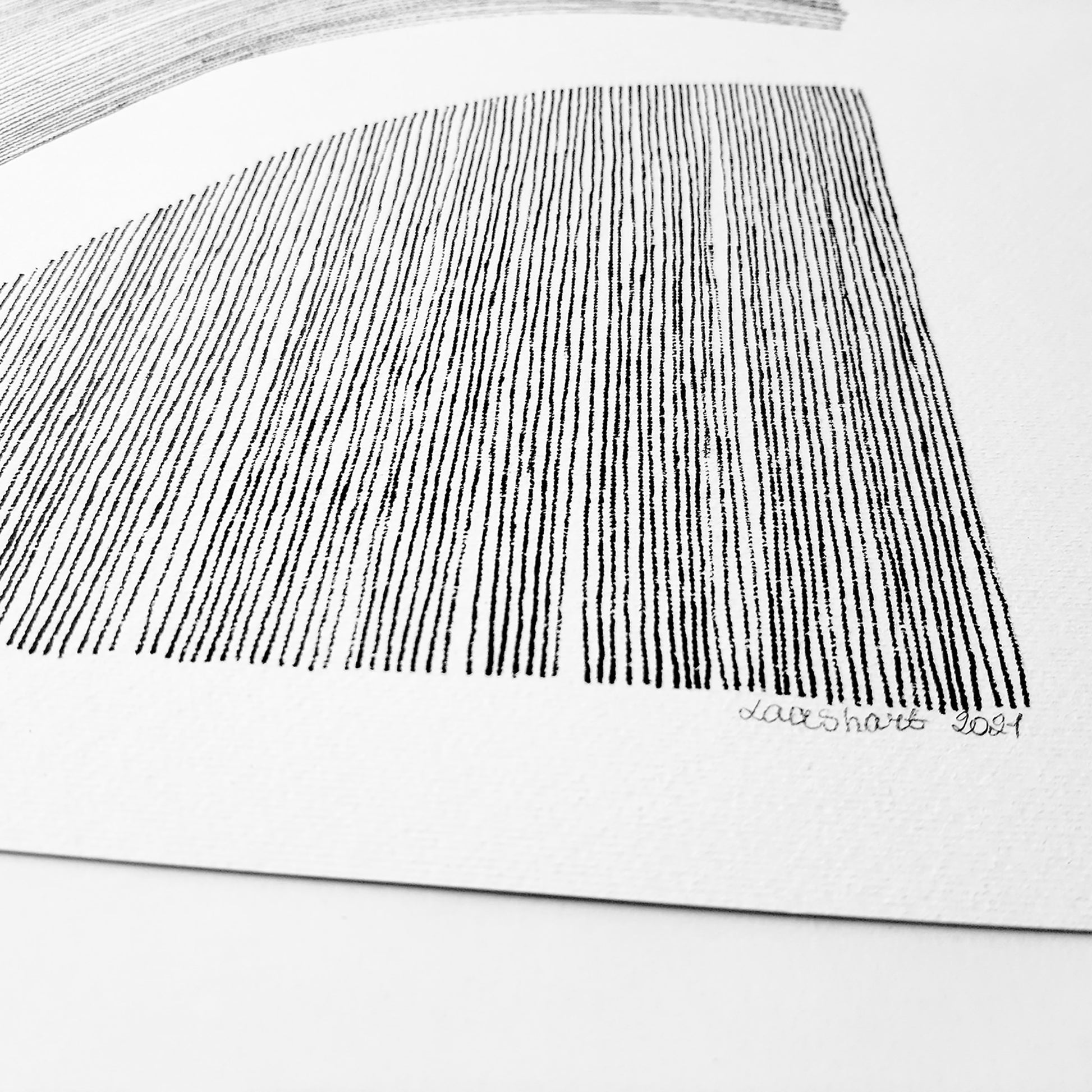 Black and white abstract lines art boho arch neo deco original artwork line drawing mid century modern office minimalist living room wall art man cave decor gift for him one of a kind nordic scandinavian marker hand drawn home office