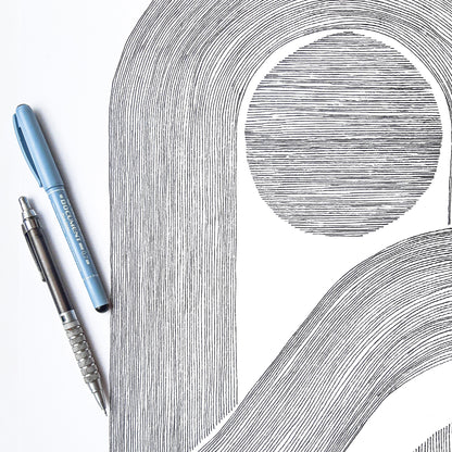 Black and white abstract lines art boho arch neo deco original artwork line drawing mid century modern office minimalist living room wall art man cave decor gift for him one of a kind nordic scandinavian marker hand drawn home office
hand drawn marker, wall hanging, unique trendy wall art, thank you gift boss, teacher appreciation gift, powder room, creative studio wall art, treat yourself, Summer wall art, large wall art, sister in law gift, self gift, rustic artwork, scandinavian artwork, retirement gift