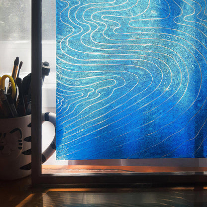 blue water relief flexible plexiglass linocut print original artwork japanese wall art nautical decor mid century modern bathroom lino printmaking abstract 
Xmas gift, mother in law gift, mom birthday gift, Modern kitchen art, long distance gift, living room wall art minimalist, Living room wall art, coffee corner, staircase, window nook, girlfriend gift, father gift, newlywed gift, coworker gift, nana gift, dopamine, laundry room decor, kitchen wall art, Housewarming gift, hostess gift, home gift unique