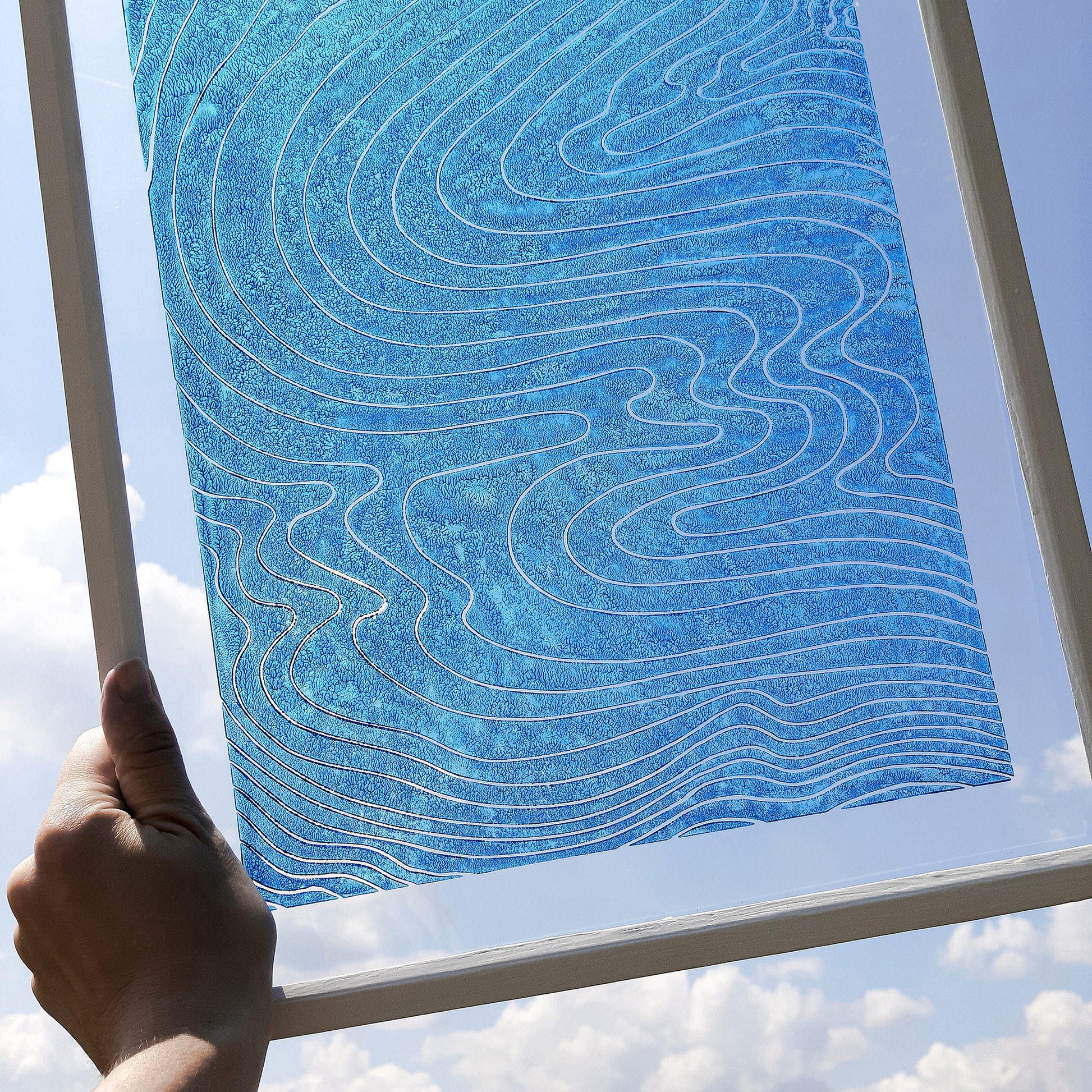 blue water relief flexible plexiglass linocut print original artwork japanese wall art nautical decor mid century modern bathroom lino printmaking abstract 
Little Treat Gift, monochrome abstract, glamoratti, maximalist, nordic trendy, european countryside wall art, soft organic modern, moody, slow living wall decor, unique gift for mom, man cave garage, original artwork, one of a kind, office wall decor, headboard, workspace, gallery wall hallway, gen z celebrated, quiet luxury art, boyfriend gift, nurse