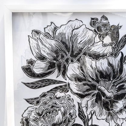 peony flowers flexible plexiglass large linocut print floral lino relief block original artwork reading nook decor fine housewarming gift 
mom birthday gift, Modern kitchen art, long distance gift, living room wall art minimalist, Living room wall art, coffee corner, staircase, window nook, girlfriend gift, father gift, newlywed gift, coworker gift, nana gift, dopamine, laundry room decor, kitchen wall art, Housewarming gift, hostess gift, home gift unique, heirloom gift, above bed, bookshelf decor, Block