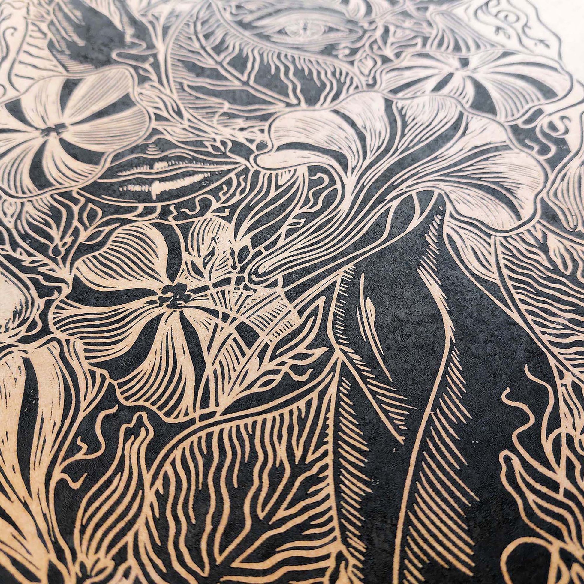 Black craft Cottagecore Body Human Parts Woman Eye Hand Lips Nose Bellflower Linocut Print Original Artwork Color Year 2025 Mocha Mousse Flower Wall Art 
gift for the home, gift for best friend, female, foraged wall art, Floral wall art, Farmhouse wall decor, farm kitchen wall art, entryway wall art, dorm room decor, diy gift, Dining Room Decor, daughter in law gift, cottagecore wall art, cottage core, Botanical decor, Block print, Bedroom wall art, bathroom print, aunt gift, Aesthetic wall art, chateaucore