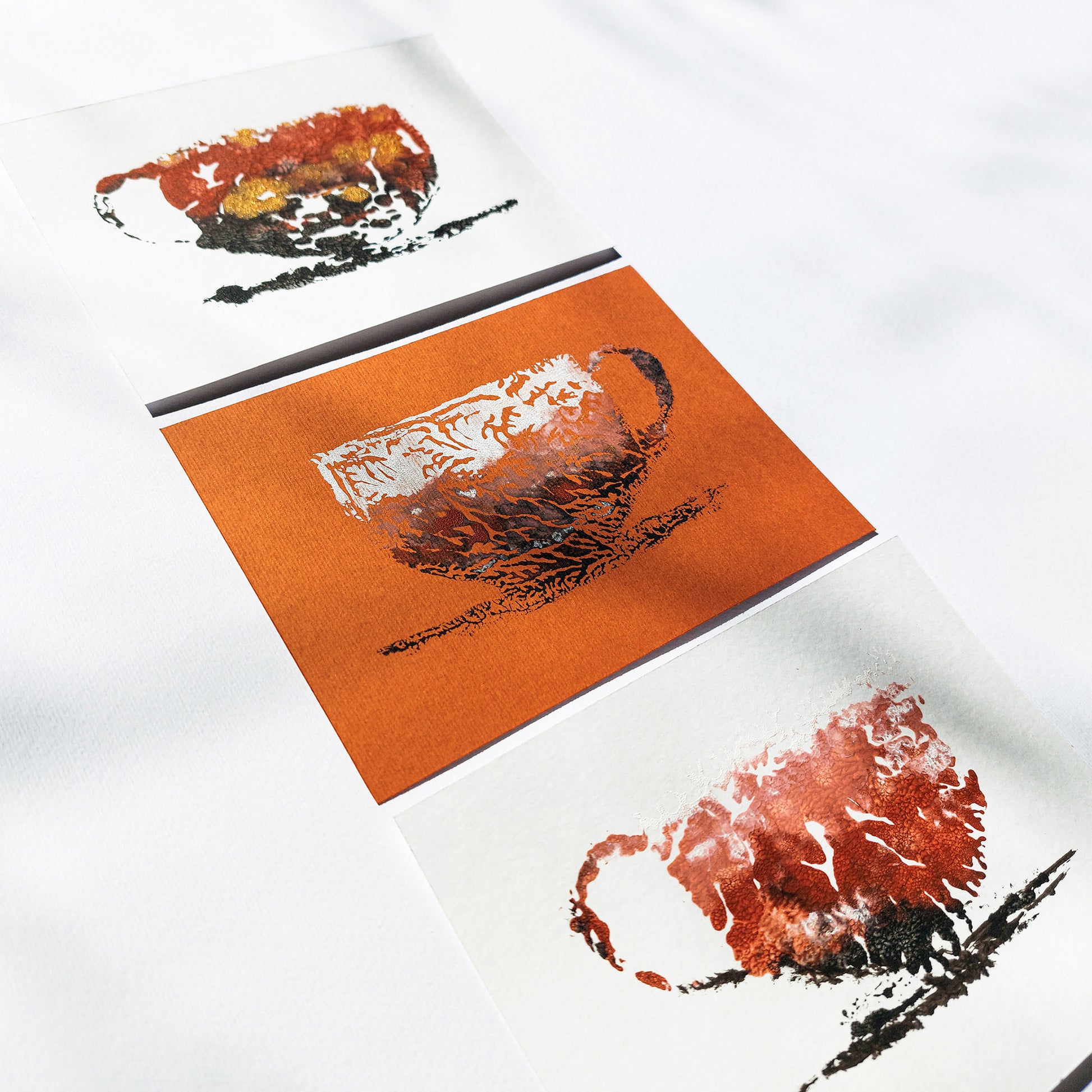 abstract cup of coffee gallery wall set of 3 monotype print modern kitchen dining room decor autumn art hostess self gift fall home office barista one of a kind coffee lover mini hot drink printmaking
grandma gift, going away gift for coworker, godparent gift, godmother gift, girlfriend gift, gift for the home, gift for best friend, female, foraged wall art, Floral wall art, Farmhouse wall decor, farm kitchen wall art, entryway wall art, dorm room decor, diy gift, Dining Room Decor, daughter in law gift