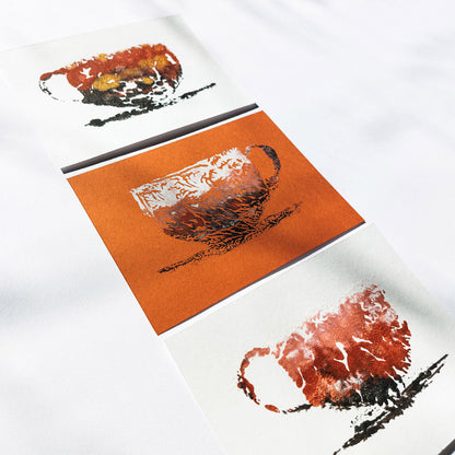 abstract cup of coffee gallery wall set of 3 monotype print modern kitchen dining room decor autumn art hostess self gift fall home office barista one of a kind coffee lover mini hot drink printmaking
grandma gift, going away gift for coworker, godparent gift, godmother gift, girlfriend gift, gift for the home, gift for best friend, female, foraged wall art, Floral wall art, Farmhouse wall decor, farm kitchen wall art, entryway wall art, dorm room decor, diy gift, Dining Room Decor, daughter in law gift