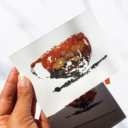 abstract cup of coffee gallery wall set of 3 monotype print modern kitchen dining room decor autumn art hostess self gift fall home office barista one of a kind coffee lover mini hot drink printmaking coffee corner reading nook breakfast nook entryway wall art, dorm room decor, diy gift, Dining Room Decor, daughter in law gift, cottagecore wall art, cottage core, Botanical decor, Block print, Bedroom wall art, bathroom print, aunt gift, Aesthetic wall art, chateaucore, rustic wall art, contemporary