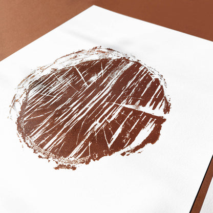 Brown and gold gallery wall set of 2 linocut print woodblock leaves wood slice original artwork cottagecore autumn wall art bedroom decor one of a kind farmhouse gift linogravure printmaking  Farmhouse wall decor, farm kitchen wall art, entryway wall art, dorm room decor, diy gift, Dining Room Decor, daughter in law gift, cottagecore wall art, cottage core, Botanical decor, Block print, Bedroom wall art, bathroom print, aunt gift, Aesthetic wall art, chateaucore