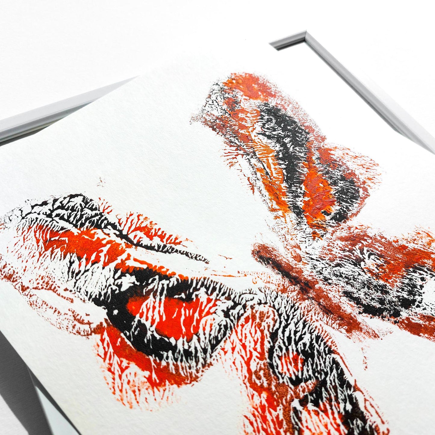 Red black abstract butterfly monotype print nordic minimalist relief acrylic original artwork handprint contemporary insect office meditation one of a kind 
long distance gift, living room wall art, laundry room decor Housewarming gift, Minimal Decor, Thankful Wall Decor hostess gift, home gift unique, Gift to Say Thanks, heirloom gift, heilroom wall decor, thoughtful teacher gift, handmade gift for women, unique, handmade gift for the home, grandmother gift, grandma gift, going away gift 