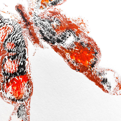 Red black abstract butterfly monotype print nordic minimalist relief acrylic original artwork handprint contemporary insect office meditation one of a kind 
wall hanging, unique wall art, trendy, thank you gift, boss, teacher appreciation, Christmas, sister in law gift, self gift, rustic wall art, retirement, One of a Kind Holiday Gift, Relief print, realtor closing gift, Printmaking art, original illustration, Thank You Gift, original artwork, contemporary, office wall decor, nurse