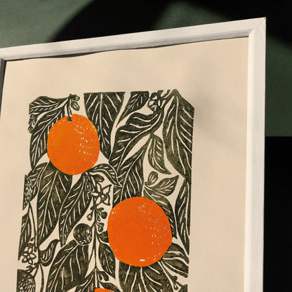 Retro Oranges Citrus Fruit Large Linocut Print Beige Sage Green Cottagecore Kitchen Dining Decor Botanical Wall Art Original Artwork Farm English Cottage
Living room wall art, reading nook, Linoleum print, retro dining area, Linogravure, herb botanical, Linocut print, light academia wall art, Lino print, laundry room, rustic botanical, guest bathroom, cozy corner, breakfast nook decor, above dining table, PRINTMAKING INTELLECTUAL AESTHETICS, headboard, etching style, powder room, kitchen wall art