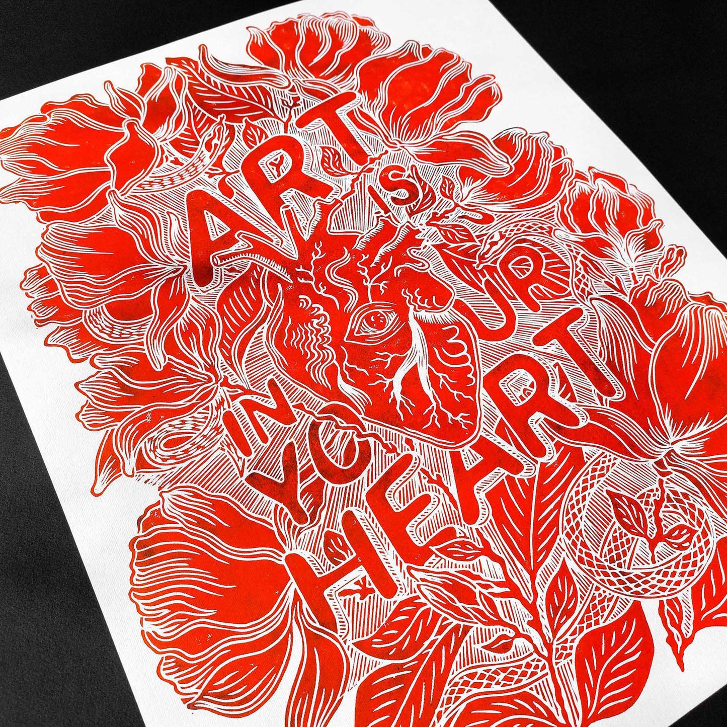 Red white art is in your heart inspirational phrase emotional quote large linocut print botanical lino magnolia flowers home office decor man cave decor sister unique gift relief linogravure monoprint tattoo
easter gift, study room, dorm room decor, diy gift, Dining Room Decor, Dining room art, daughter in law gift, bookshelf decor, Block print, Bedroom wall art, aunt gift, Aesthetic wall art