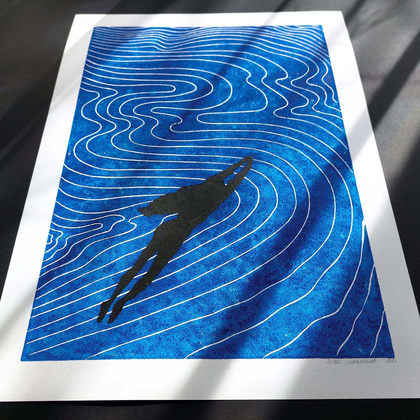linocut print original artwork woman swimming linogravure art abstract navy blue waves lino coastal ocean nautical
living room wall art minimalist, Living room wall art, Linoleum print, Linogravure, Linocut print, Lino print, dopamine, laundry room decor, kitchen wall art, illustration print, Housewarming gift, hostess gift, home gift unique, heirloom gift, handmade gift for women, handmade gift for the home, master bedroom, grandmother gift, grandma gift, going away gift for coworker, godparent gift