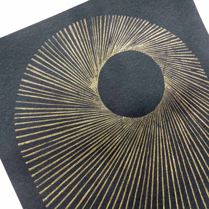 Abstract Black Gold Sun Linocut Print Arch Original Artwork Classical Simple Bedroom Wall Art Thanksgiving Decor New Home Xmas Hostess Gift 
 eclectic, minimalist Nature original art, nature lover gift, mothers day gift ideas, mothers day gift from daughter, mothers day gift, mother in law gift, mom birthday gift, Modern kitchen art, long distance gift, living room wall art minimalist, Living room wall art, Linoleum print, Linogravure, Linocut print, Lino print, dopamine, laundry room decor, kitchen wall 