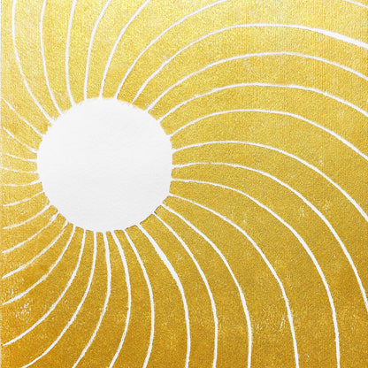 Gold classical Lino Sun sea Living room wall art Original artwork Linocut print japanese Mid century modern Rising sun Bedroom decor Gift hostess fall home autumn landscape mindful christmas minimalist printmaking bohemian linogravure abstract lines contemporary living block relief handprint decoration geometric unique dopamine eclectic scandinavian trendy aesthetic above bed man cave apartment housewarming dining room dorm entryway laundry office hostess mom mother fall thanksgiving mother