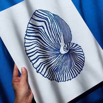 abstract blue sea shell large linocut print maritime living  summer wall art hampton decor bedroom original artwork classical style relief block island luxe lino linogravure Resortcore Tourist-Chic printmaking handprint midimalism, maritime living art, nautical, hampton, coastal
Retro scandinavian artwork, handprint, retirement gift, Relief print, realtor closing gift, Printmaking art, original illustration, hallway wall art, original artwork, one of a kind, office wall decor, family room, nurse gift, niece
