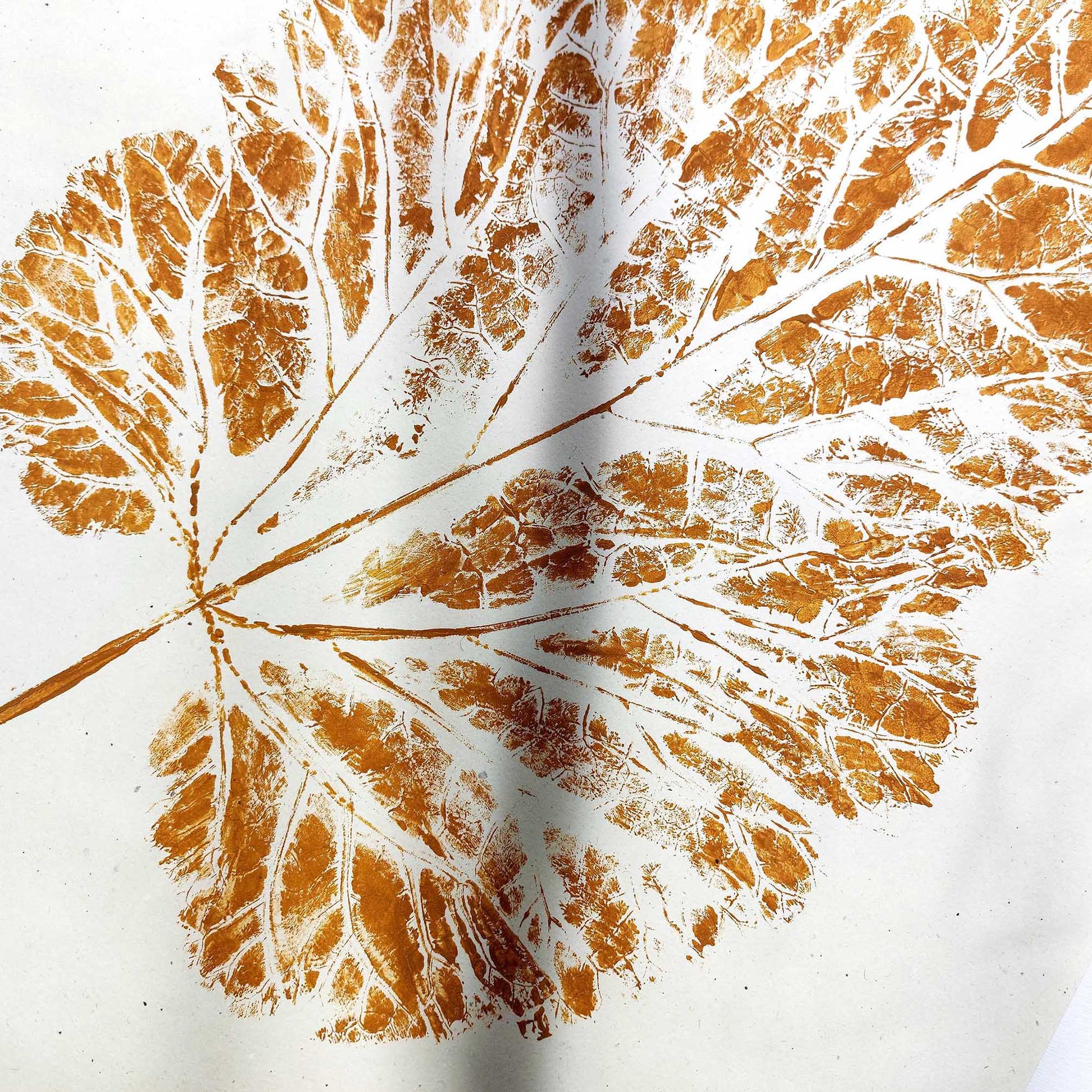 Ochre vintage textured leaf plant Monotype print Wall hanging art decor wall hanging, unique wall art, trendy wall art, thank you gift boss, teacher appreciation gift, Summer wall art, Spring wall art, sister in law gift, shelf decor, self gift, rustic wall art, retirement gift, realtor closing gift, Plant print, plant lover gift, original artwork, one of a kind, nurse gift, niece gift from aunt