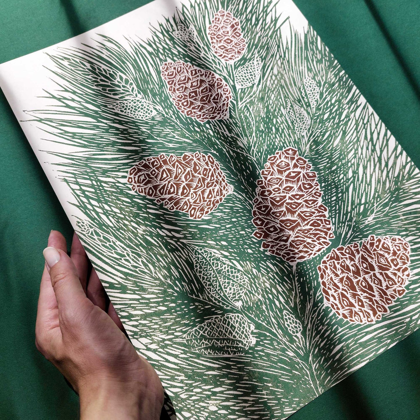 Retro Cottagecore Pine Autumn Sage Green Linocut Print Original Artwork Nature Foraged Pinecones Bedroom Wall Art Decor Christmas Self Gift
mothers day gift from daughter, mothers day gift, mother in law gift, mom birthday gift, Modern kitchen art, long distance gift, laundry room minimalist, Living room wall art, Linoleum print, Linogravure, mudroom, home theater decor, Linocut print, Lino print, dopamine, craft room organization, laundry room decor, kitchen wall art, Entryway illustration print