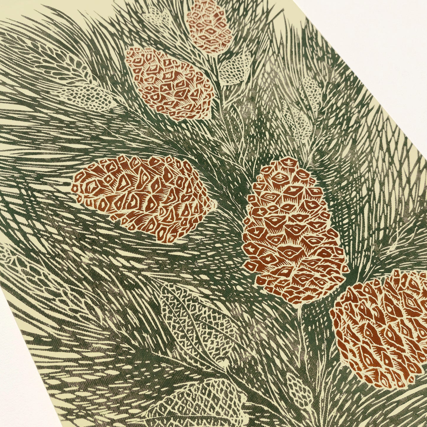 Retro Cottagecore Pine Autumn Sage Green Linocut Print Original Artwork Nature Foraged Pinecones Bedroom Wall Art Decor Christmas Self Gift
gift for the home, gift for best friend female, Farmhouse wall decor, farm decor, easter gift, study room, dorm room decor, diy gift, Dining Room Decor, Dining room art, daughter in law gift, bookshelf decor, Block print, Bedroom wall art, aunt gift, Aesthetic wall art hand carved, wall hanging, unique Vintage art, unique wall art, trendy wall art, thank you gift boss