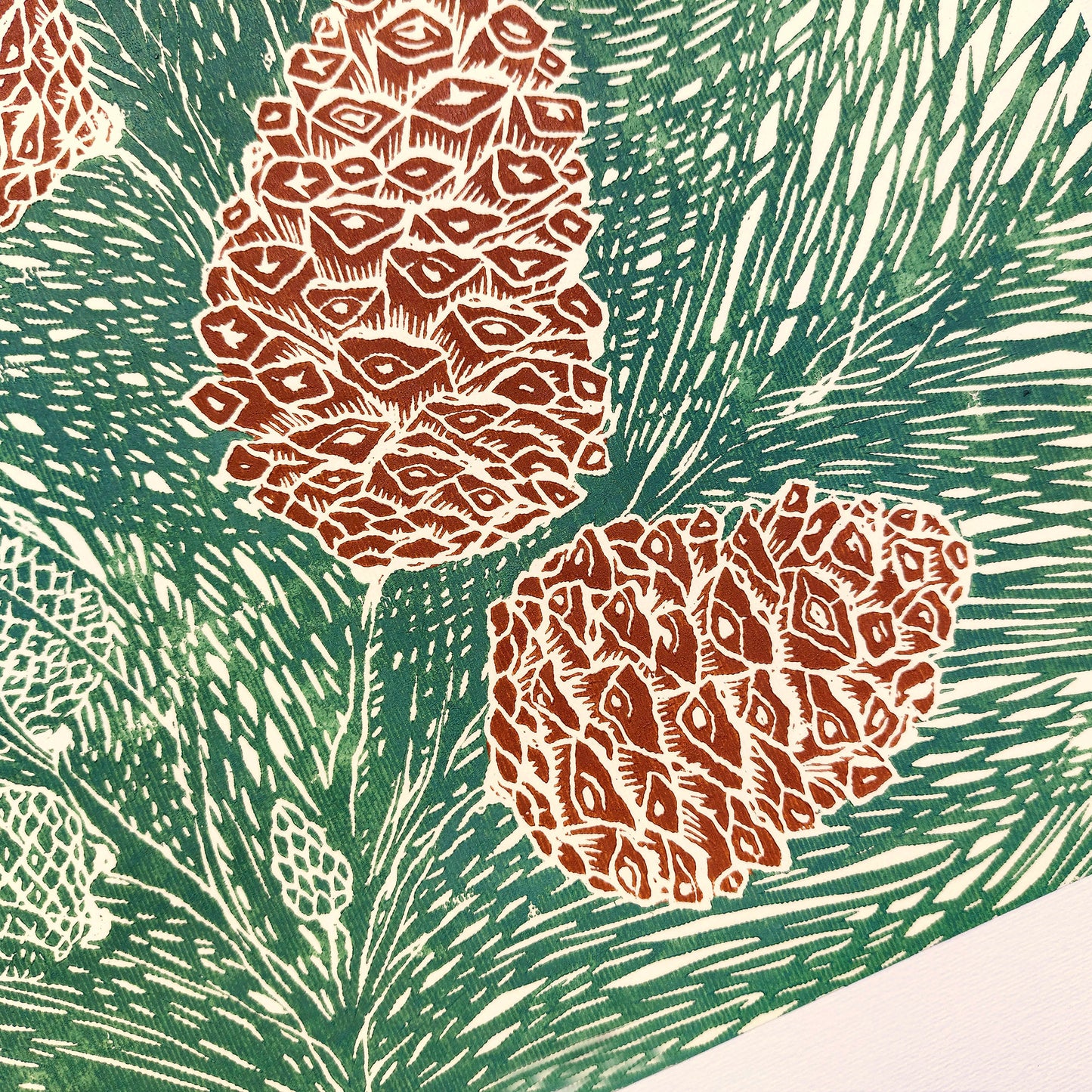 Retro Cottagecore Pine Autumn Green Linocut Print Original Artwork Nature Foraged Pinecones Bedroom Wall Art Decor Christmas Self Gift
hand carved, wall hanging, unique Vintage art, unique wall art, trendy wall art, thank you gift boss, teacher appreciation gift, master bedroom, Summer wall art, large wall art, sister in law gift, shelf decor, self gift, rustic artwork, Retro scandinavian artwork, handprint, retirement gift, Relief print, realtor closing gift, Printmaking art, original illustration, hallway
