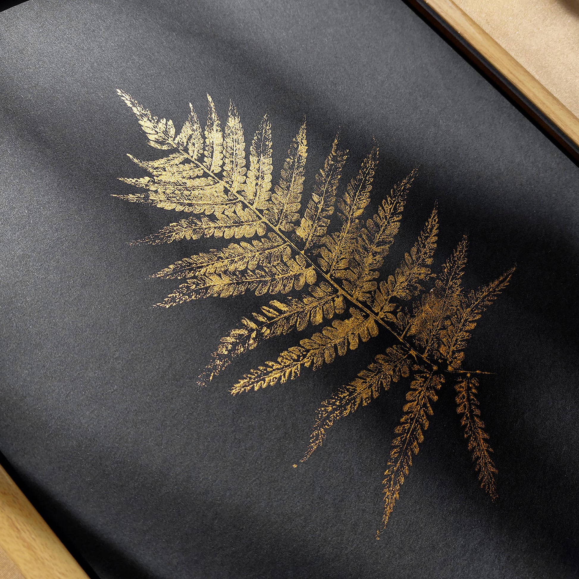 Cottagecore Christmas Gold Fern Plant Monotype Print Botanical Original Artwork Housewarming Gift One of a Kind Living Room Wall Art Decor 
wall hanging, unique wall art, trendy, thank you gift, boss, teacher appreciation gift, Summer, Christmas, Spring wall art, sister in law gift,&nbsp; self gift, rustic wall art, retirement, One of a Kind Holiday Gift,&nbsp;Relief print, realtor closing gift, Printmaking art, plant lover gift, original illustration, Thank You Gift, original artwork, one of a kind, office