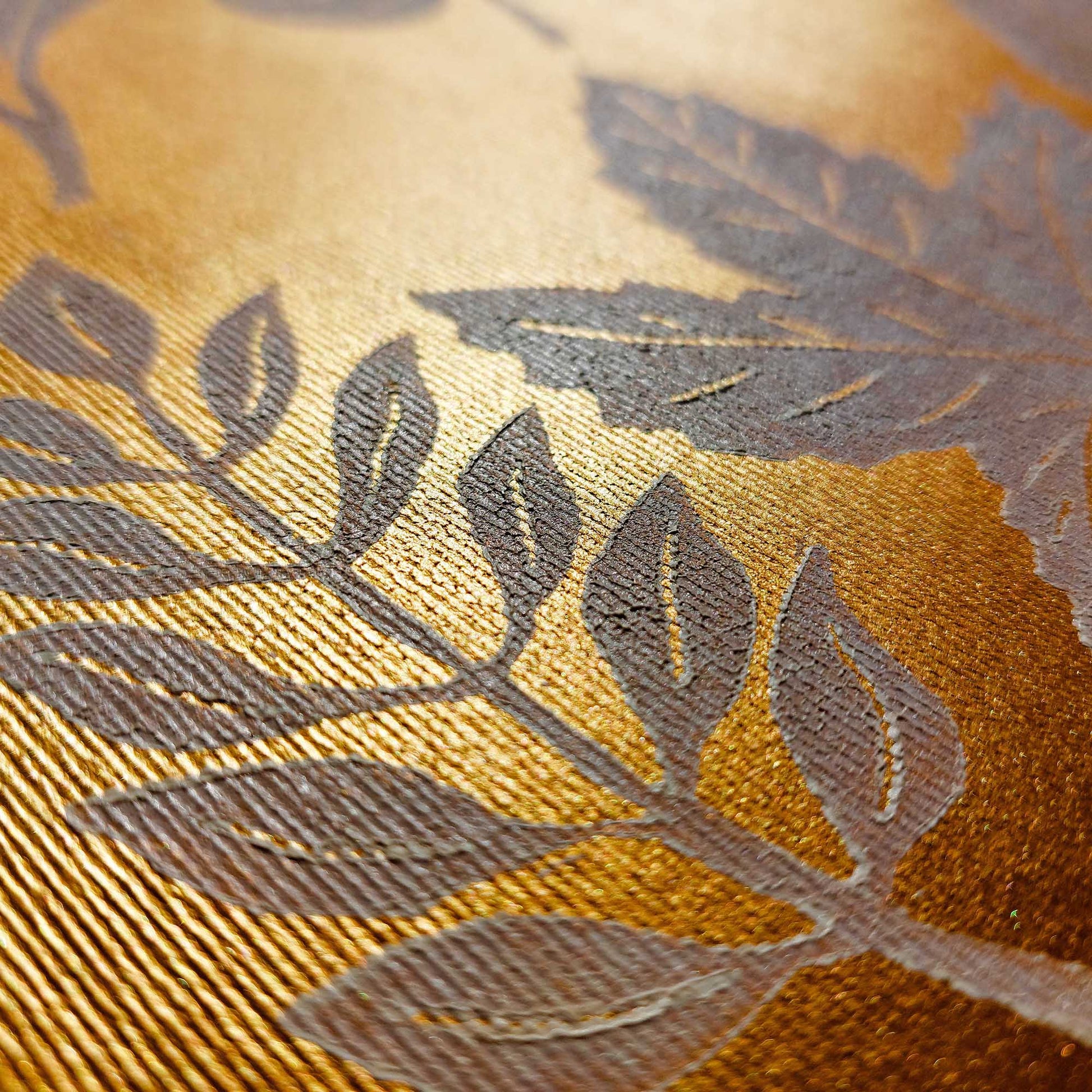 gold acrylic white oil ink autumn wall art linocut print white leaves foraged rustic fall new home gift original artwork one of a kind linogravure lino Warm Earth Tones Seasonal
linoldruck, flower, wall hanging, unique wall art, trendy, thank you gift, boss, hand carved, teacher appreciation gift, Autumn wall art, sister in law gift,&nbsp; self gift, rustic wall art, retirement, Thankful Wall Decor,&nbsp;Relief print, Handmade Seasonal Decor, realtor closing gift, Printmaking art, plant lover gift, Rustic
