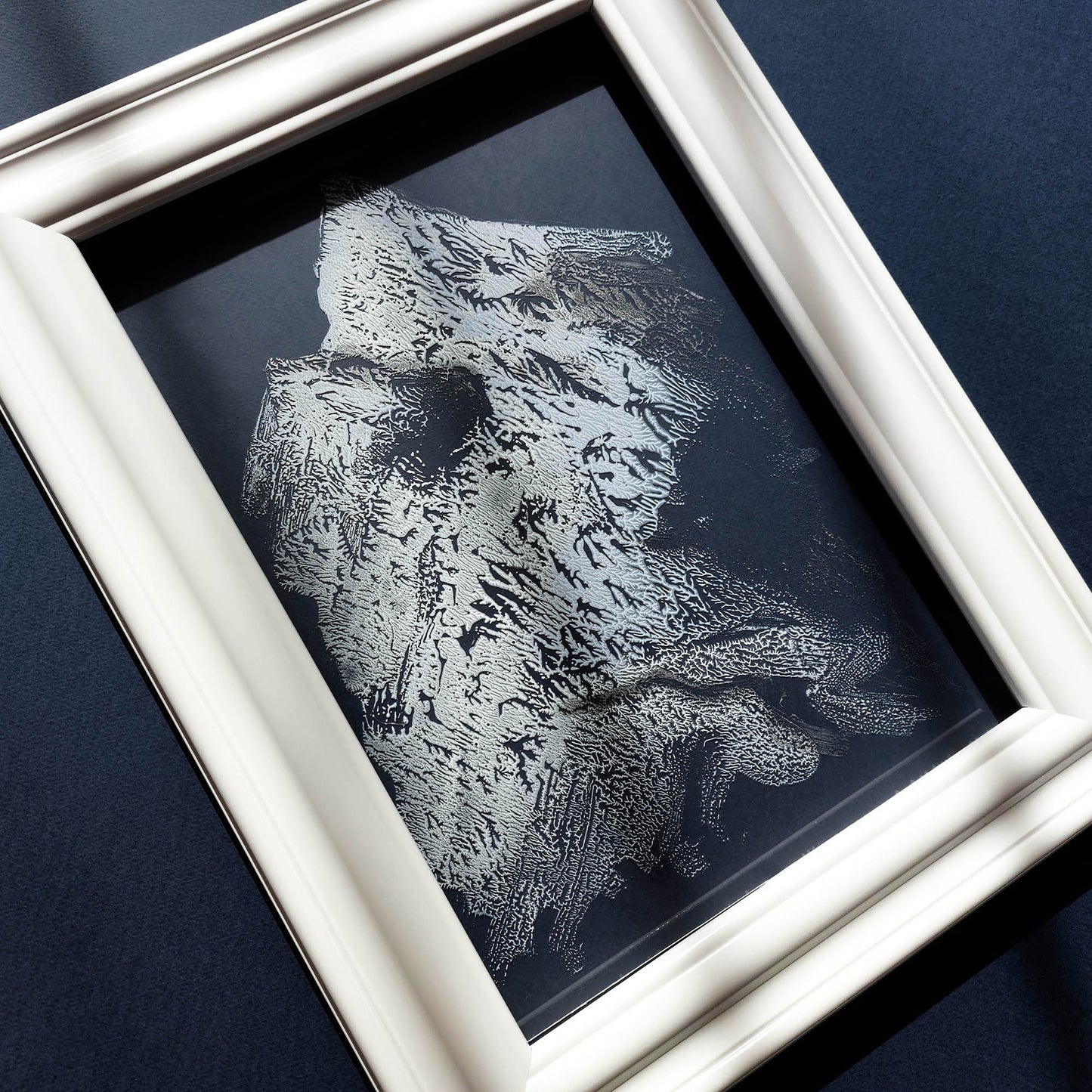 Silver white light blue winter mountains mini monotype print relief monoprint flexible plexiglass original artwork powder room engraving etching one of a kind neutral abstract 
housewarming gift, new apartment gift, nature print, Little Treat Gift, eclectic, entryway, minimalist, nature lover gift, mothers day gift ideas, mothers day gift from daughter, monoprint, window nook, country cottage decor, mothers day gift, workspace, mother in law gift, mom birthday gift, Modern kitchen art, long distance gift