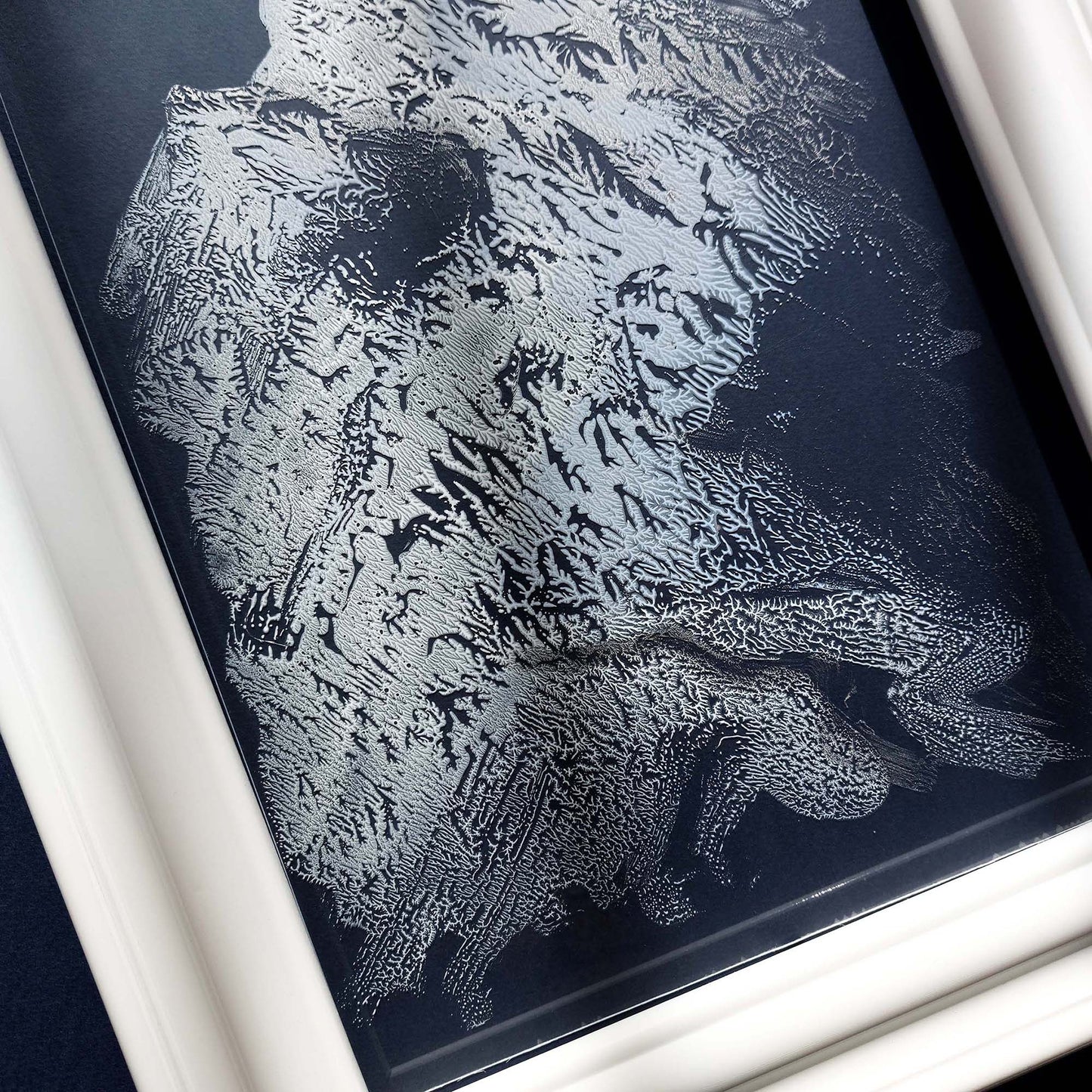 Silver white light blue winter mountains mini monotype print relief monoprint flexible plexiglass original artwork powder room engraving etching one of a kind neutral abstract
heirloom gift, handmade gift for women, for the home, master bedroom, treat yourself, grandmother gift, grandma gift, going away gift for coworker, godparent gift, godmother gift, girlfriend gift, gift for the home, old world, gift for best friend female, Farmhouse wall decor, farm decor, dorm room decor, diy gift, Dining Room Decor