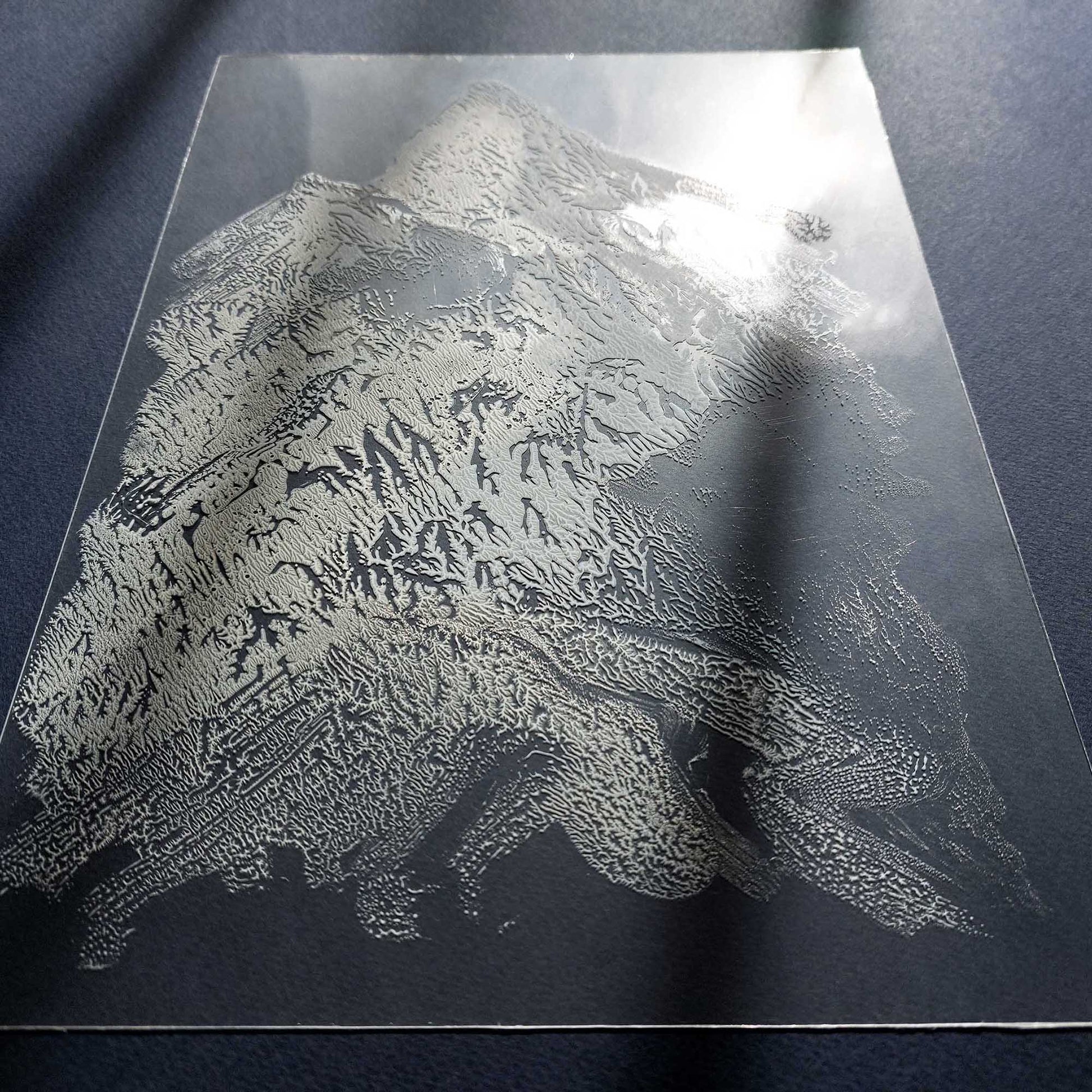 Silver white light blue winter mountains mini monotype print relief monoprint flexible plexiglass original artwork powder room engraving etching one of a kind neutral abstract
scandinavian artwork, handprint, gen z celebrated, retirement gift, study room wall art, Relief print, realtor closing gift, primary bedroom, Printmaking art, powder room, original illustration, original artwork, one of a kind, office wall decor, nurse gift, niece gift from aunt, engraving, etching, new mom gift, new job gift