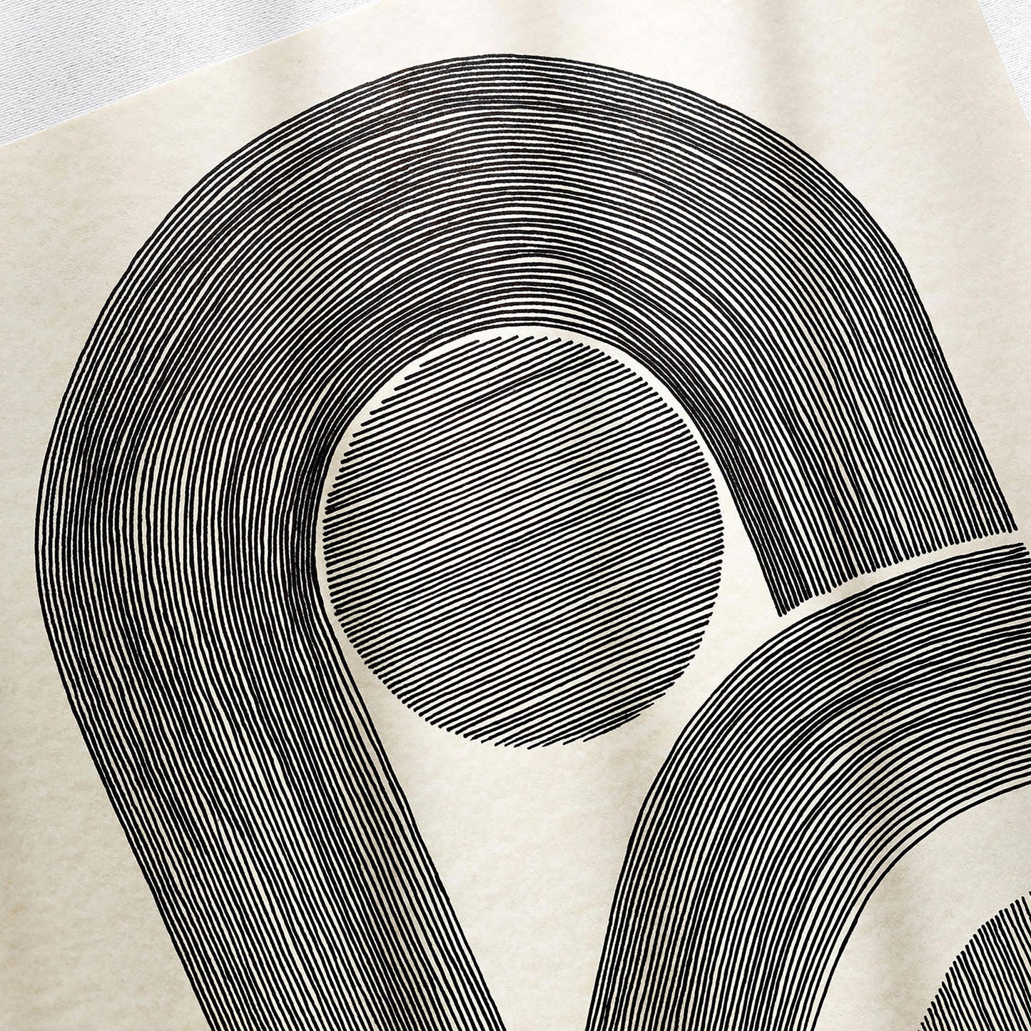 Black and white abstract lines art boho arch neo deco original artwork line drawing mid century modern office minimalist living room wall art man cave decor gift for him one of a kind nordic scandinavian marker hand drawn home office present geometric meditative unique architect father contemporary classical aesthetic moody bathroom kitchen dining dorm laundry above bed entryway decordried neutral housewarming shapes eclectic girlfriend hostess coworker mother sister girlfriend staircase laundry