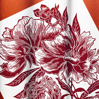 Burgundy peony flowers Linocut print Peonies wall art decor Linogravure, Lino print new grandma gift, housewarming gift, new apartment gift, nature print, nature lover gift, mothers day gift ideas, mothers day gift from daughter, mothers day gift, mother in law gift, mom birthday gift, Modern kitchen art, long distance gift, living room wall art, Linoleum print, laundry room decor,&nbsp; Housewarming gift, hostess gift, home gift unique, heirloom gift, heilroom wall decor, handmade gift for women, handmade 