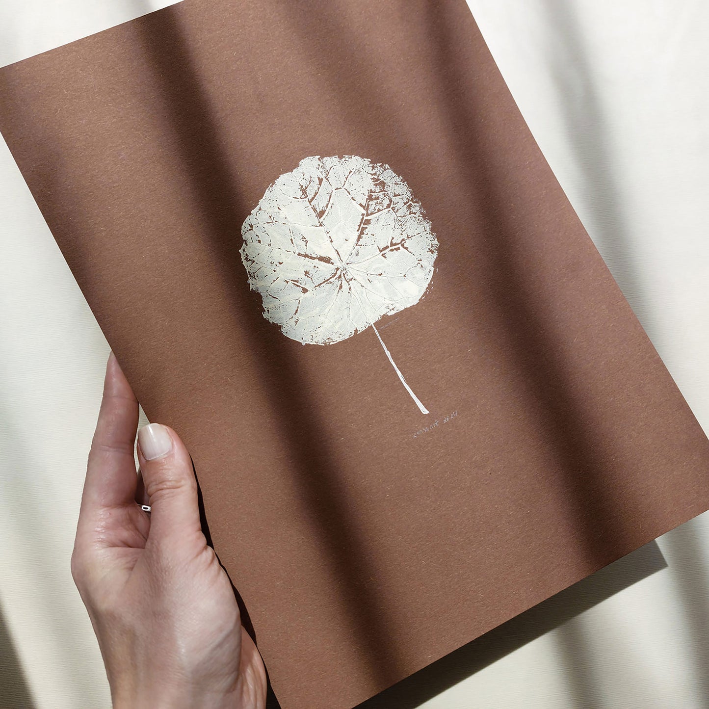 autumn wall art leaves monotype print gallery wall set of 3 original artwork cottagecore modern kitchen dining room decor hostess new home gift one of a kind rustic fall terracotta brown beige relief leaf nature lover thankful mother grandmother summer monoprint botanical xmas minimalist thanksgiving table seasonal mother living room thoughtful farmhouse home office thank you printmaking foraged handprinted farm sister mom  apartment godmother wife woman for Her Dorm Warm Earth Tones decoration