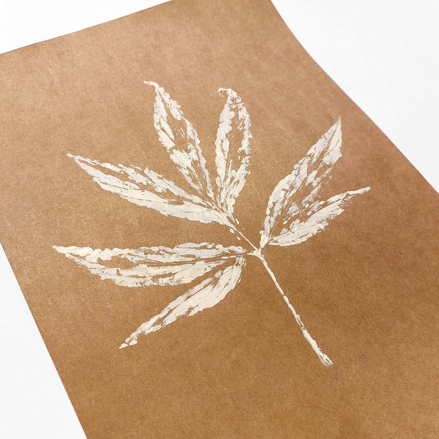 Scandinavian Plant Monotype Print Mocha Mousse Leaf Original Artwork Printmaking Modern Wall Art Bedroom Home Office Decor Hostess Nana Gift monoprint Thankful Wall Decor hostess gift, home gift unique, Gift to Say Thanks, heirloom gift, heilroom wall decor, thoughtful teacher gift, handmade gift for women, handmade gift for the home, grandmother gift, grandma gift, going away gift for coworker, godparent gift, Xmas Gift, godmother gift, girlfriend gift, gift for the home, nature art educators