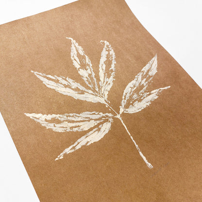Scandinavian Plant Monotype Print Mocha Mousse Leaf Original Artwork Printmaking Modern Wall Art Bedroom Home Office Decor Hostess Nana Gift monoprint Thankful Wall Decor hostess gift, home gift unique, Gift to Say Thanks, heirloom gift, heilroom wall decor, thoughtful teacher gift, handmade gift for women, handmade gift for the home, grandmother gift, grandma gift, going away gift for coworker, godparent gift, Xmas Gift, godmother gift, girlfriend gift, gift for the home, nature art educators