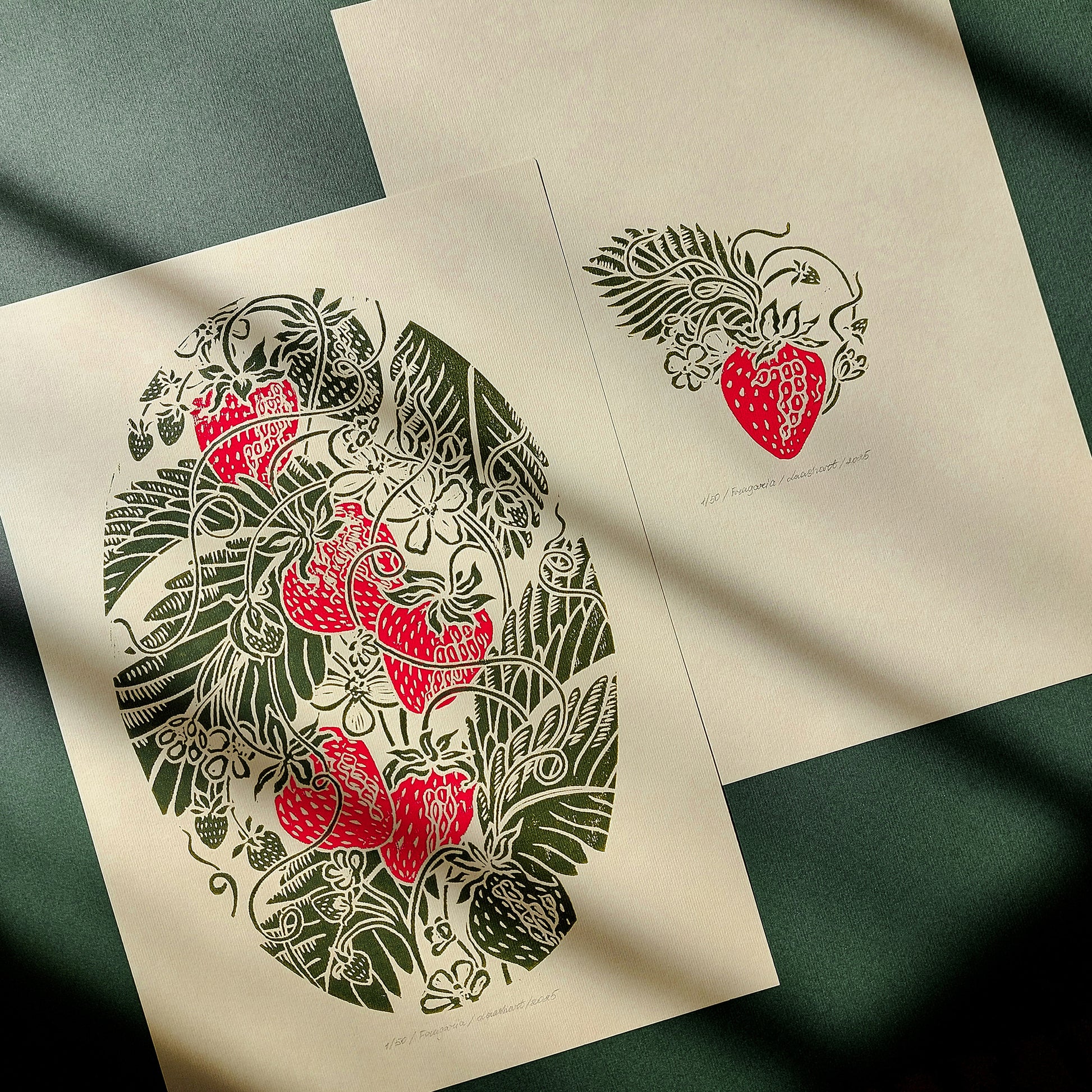 Red beige sage green dining nook vintage fruits strawberries berries nature linocut print gallery wall set of 2 piece retro kitchen botanical lino original artwork cottagecore art 
wall hanging, Vintage art, unique wall art, trendy wall art, thank you gift boss, teacher appreciation gift, Summer wall art, primary bedroom, sister in law gift, shelf decor, self gift, Sage green color, rustic artwork, Retro artwork, retirement gift, Relief print, realtor closing gift, Printmaking art, Plant print, plant lover