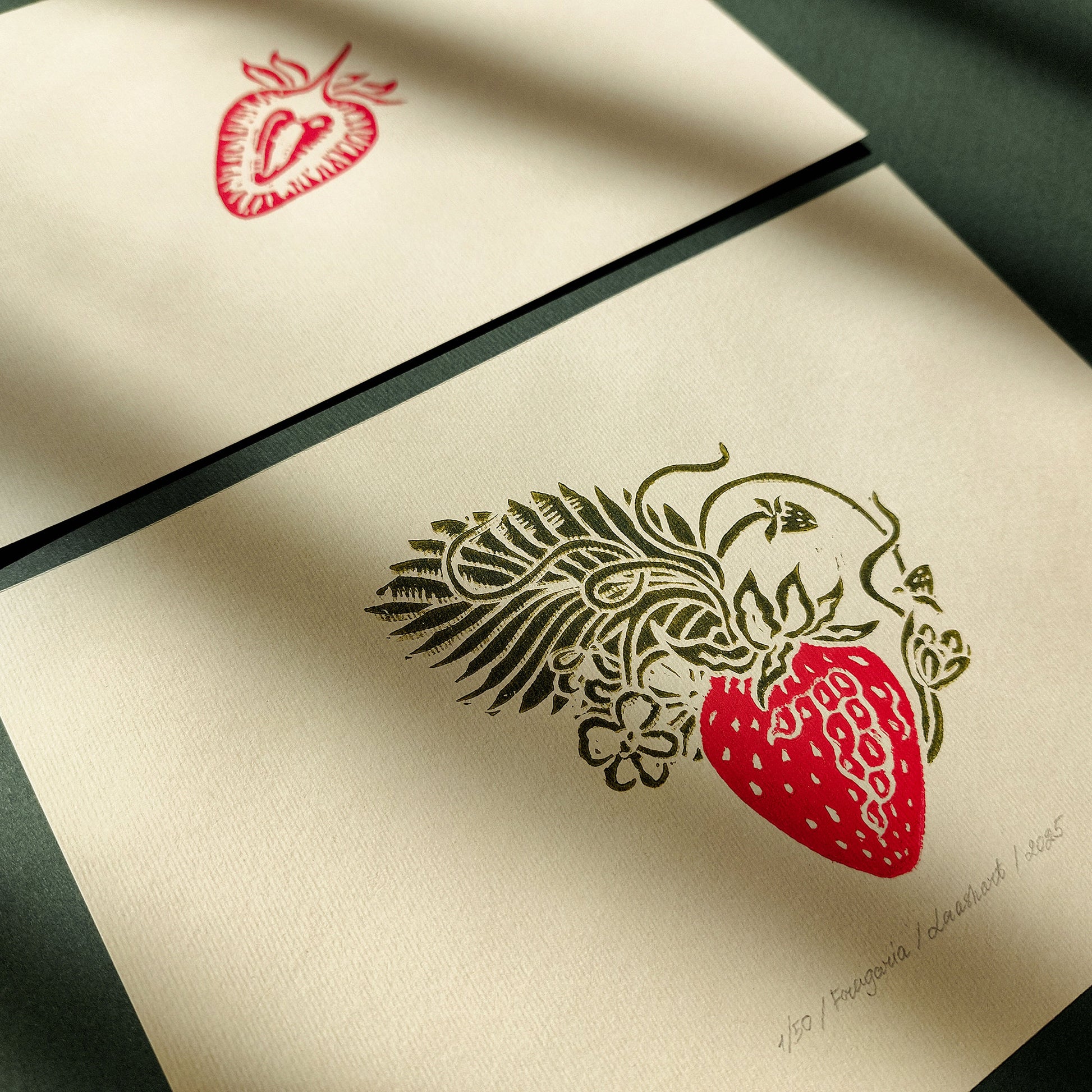 cottagecore wall art vintage fruits strawberries linocut print gallery wall set of 2 modern kitchen botanical decor original artwork berries slice lino print linogravure dining room nature lover gift rustic farmhouse 
old world, hand printed, hostess gift, home gift unique, organic modern, heirloom gift, english cottage wall art, handmade gift for women, poetic handmade gift for the home, slow living, grandmother gift, grandma gift, romantic vintage, study room, going away gift for coworker, window nook
