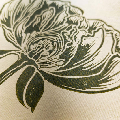 Vintage Anatomy Peony Flower Linocut Print Sage Green Botanical Original Artwork Chateaucore Bedroom Wall Art Decor Educational Nature Gift 
sister in law gift signature shelf decor self gift Sage green color rustic wall art Retro artwork retirement Relief print realtor closing gift Printmaking art plant lover gift original illustration original artwork one of a kind office wall decor nurse gift niece gift from aunt new mom gift new job gift New home gift new grandma gift new apartment housewarming gift new