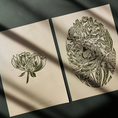 Vintage Anatomy Peonies Flower Linocut Print Gallery Wall Set of 2 Cottagecore Floral Original Artwork Above Bed Lino Art Decor Mother Gift 
home grandmother gift grandma gift going away gift for coworker godparent gift godmother gift girlfriend gift gift for the home gift for best friend female foraged wall art Floral wall art Farmhouse wall decor farm kitchen wall art entryway wall art dorm room decor diy gift Dining Room Decor daughter in law gift cottagecore wall art cottage core Botanical