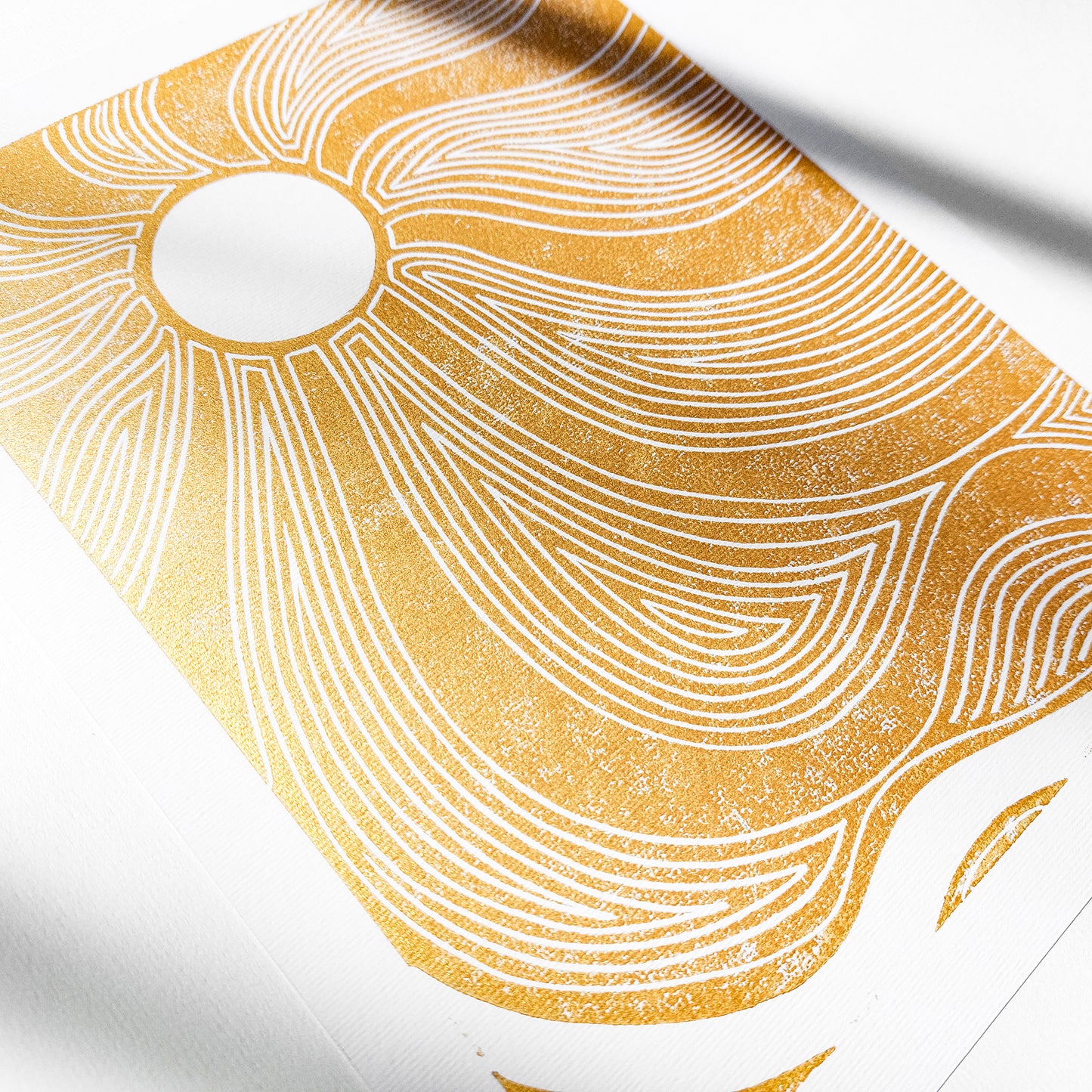 gold boho sun waves 8x10 autumn landscape wall art linocut print japanese original artwork classical style bedroom decor new home gift mid century modern mindful christmas man cave father collector 
home gift unique, heirloom gift, handmade gift for women, handmade gift for the home, grandmother gift, grandma gift, going away gift for coworker, godparent gift, godmother gift, girlfriend gift, gift for the home, gift for best friend female, Farmhouse wall decor, farm decor