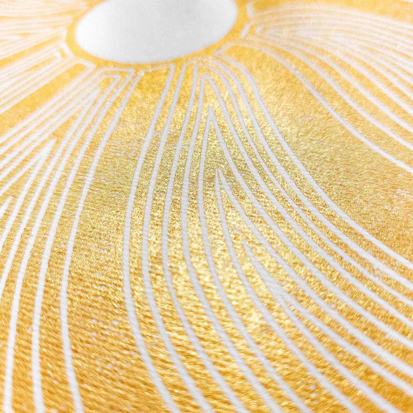 gold boho sun waves 8x10 autumn landscape wall art linocut print japanese original artwork classical style bedroom decor new home gift mid century modern mindful