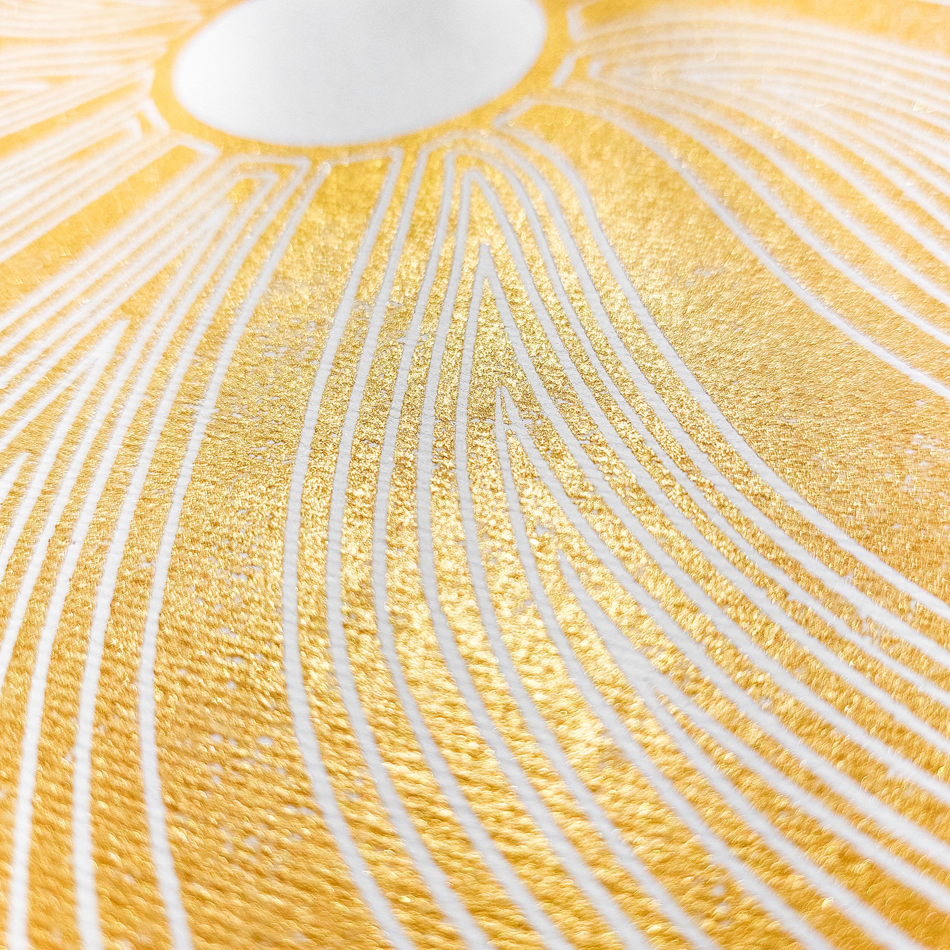 gold boho sun waves 8x10 autumn landscape wall art linocut print japanese original artwork classical style bedroom decor new home gift mid century modern mindful
