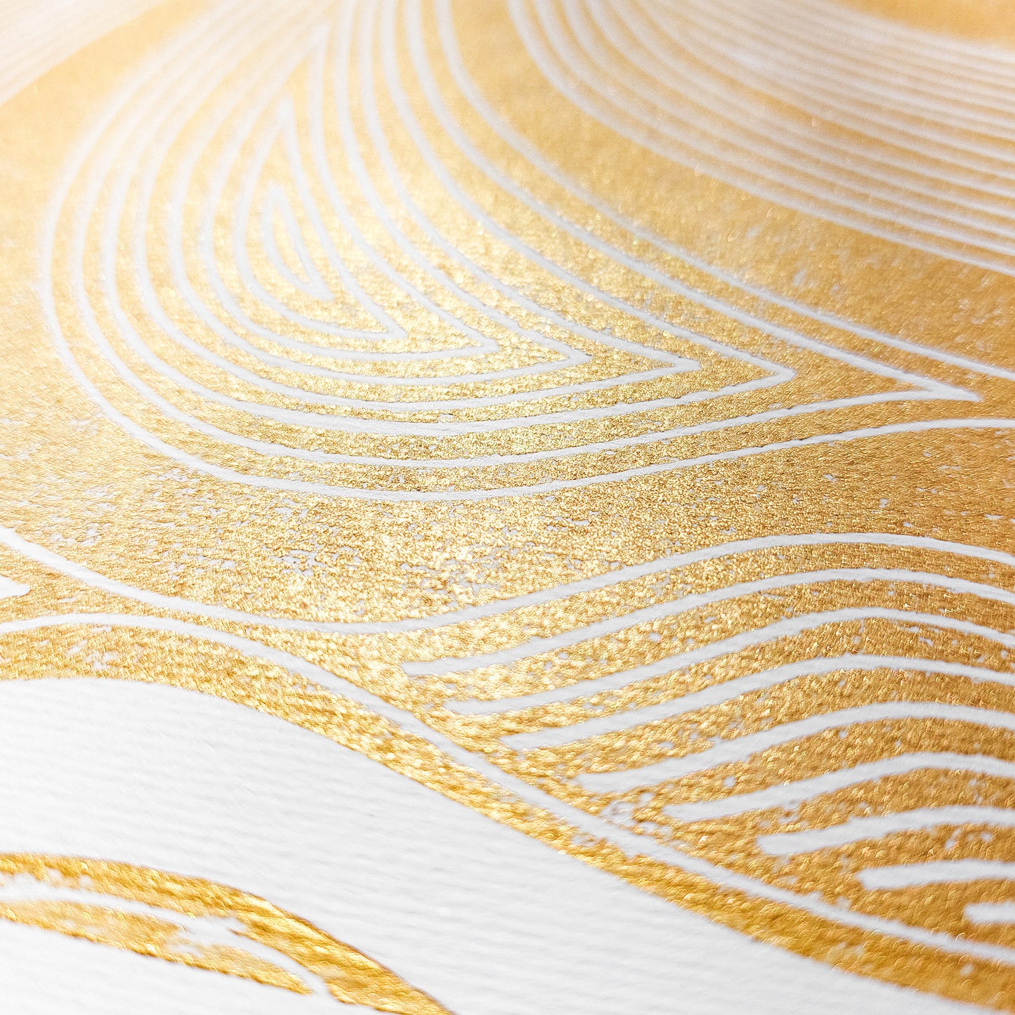 gold boho sun waves 8x10 autumn landscape wall art linocut print japanese original artwork classical style bedroom decor new home gift mid century modern mindful handprint, retirement gift, Relief print, realtor closing gift, Printmaking art, original illustration, original artwork, one of a kind, office wall decor, nurse gift, niece gift from aunt, new mom gift, new job gift, New home gift, new grandma gift, new apartment housewarming gift, new apartment gift