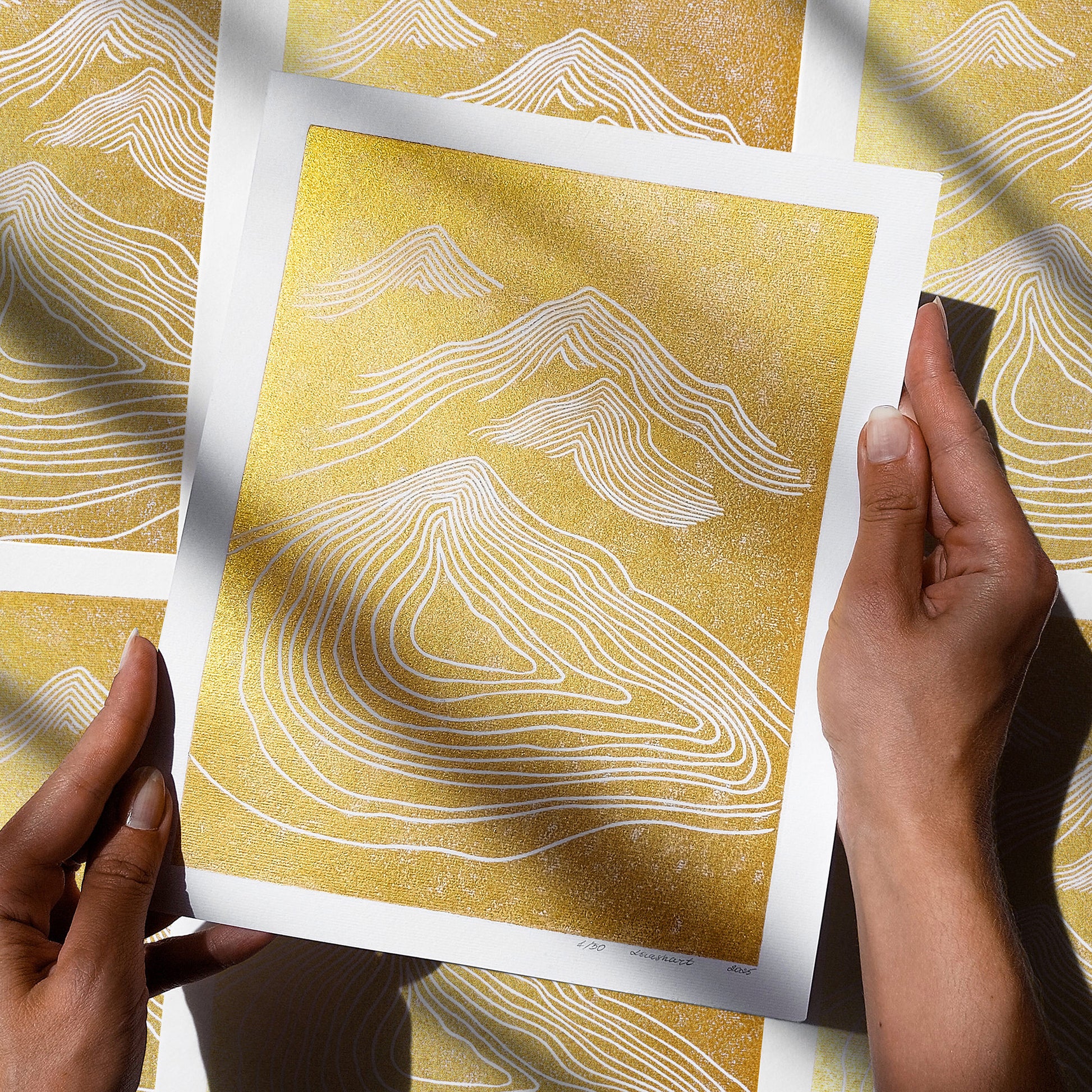 abstract lines art mountains 8x10 fall home office landscape wall art linocut print original artwork entryway decor thanksgiving table hostess gift linogravure unique thank you minimalist Relief print, realtor closing gift, Printmaking art, original illustration, original artwork, one of a kind, office wall decor, nurse gift, niece gift from aunt, new mom gift, new job gift, New home gift, new grandma gift, new apartment housewarming gift, new apartment gift, nature print, eclectic, minimalist Nature 