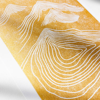 abstract lines art mountains 8x10 fall home office landscape wall art linocut print original artwork entryway decor thanksgiving table hostess gift linogravure unique thank you minimalist gift for the home, gift for best friend female, Farmhouse wall decor, farm decor, easter gift, dorm room decor, diy gift, Dining Room Decor, Dining room art, daughter in law gift, bookshelf decor, Block print, Bedroom wall art, aunt gift, Aesthetic wall art