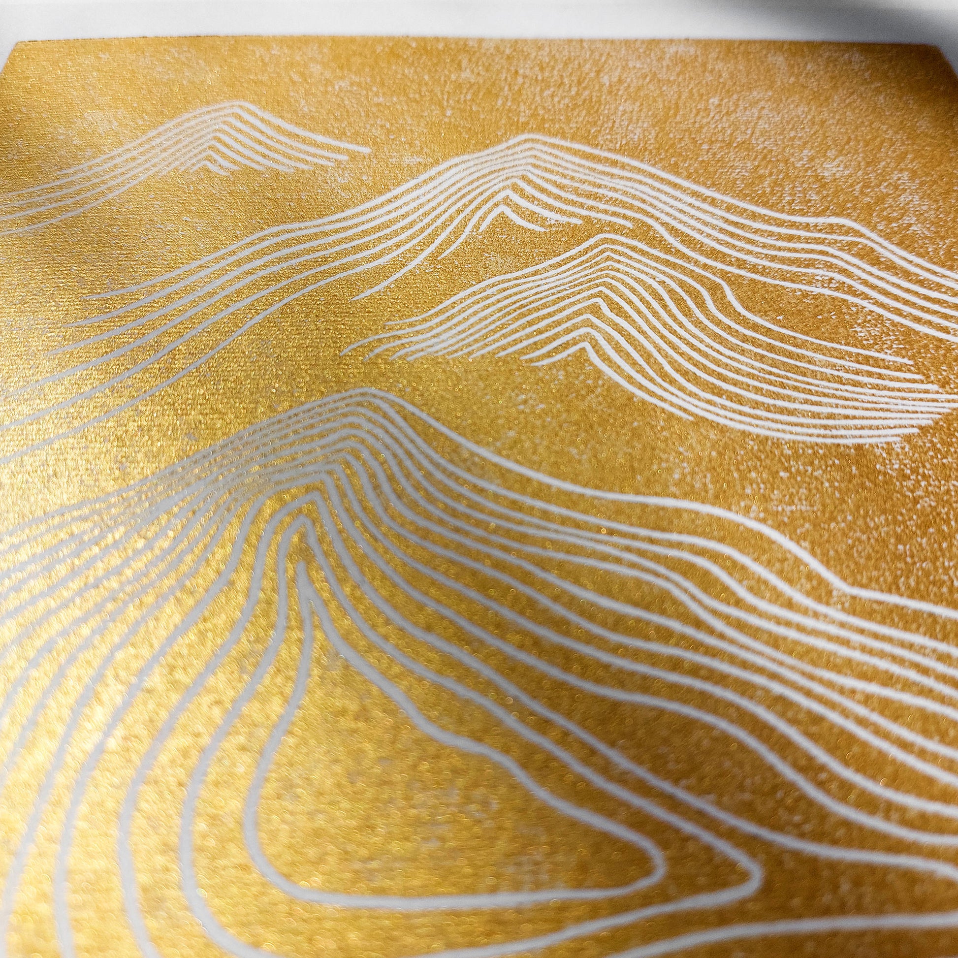 abstract lines art mountains 8x10 fall home office landscape wall art linocut print original artwork entryway decor thanksgiving table hostess gift linogravure unique thank you minimalist