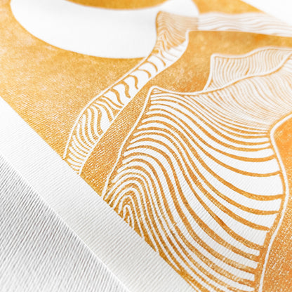 Gold Abstract Moon Line Mountains 8x10 Landscape Mini Linocut Print Modern Minimalist Original Artwork Master Bedroom Wall Art Decor
Hallway entryway home office master bedroom, grandmother gift, grandma gift, going away gift for coworker, godparent gift, godmother gift, girlfriend gift, gift for the home, gift for best friend female, Farmhouse wall decor, farm decor, easter gift, dorm room decor, diy gift, Dining Room Decor, Dining room art, daughter in law gift, bookshelf decor, Block print, Bedroom wall