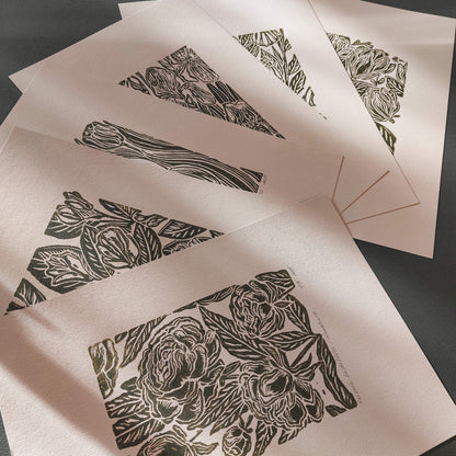 retro cottagecore vintage flowers art linocut print gallery wall set of 6 peace original artwork peony iris print magnolia jasmine echinacea tulip relief handprint rustic linogravure botanical lino print thoughtful mom gift 
godparent gift, godmother gift, girlfriend gift, gift for the home, gift for best friend female, Farmhouse wall decor, farm decor, easter gift, diy gift, Dining Room Decor, daughter in law gift, bookshelf decor, Block print, aunt gift, Aesthetic wall art