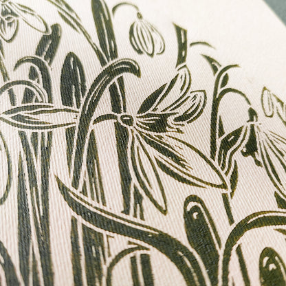 Gallery Wall Set 2 Vintage Anatomy Snowdrop Flowers Linocut Print Original Herb Botanical Artwork Bedroom Focal Point Art Decor Mother Gift
 quiet luxury, soft neutral, slow living, romantic vintage wall art, EUROPEAN SOUL, french countryside, scandinavian, nordic nature, housewarming gift new apartment gift nature print nature lover gift mothers day gift ideas mothers day gift from daughter workspace wall decor, mothers day gift forestcore wall art, woodland botanical print, herbalism, wild herbs, mother