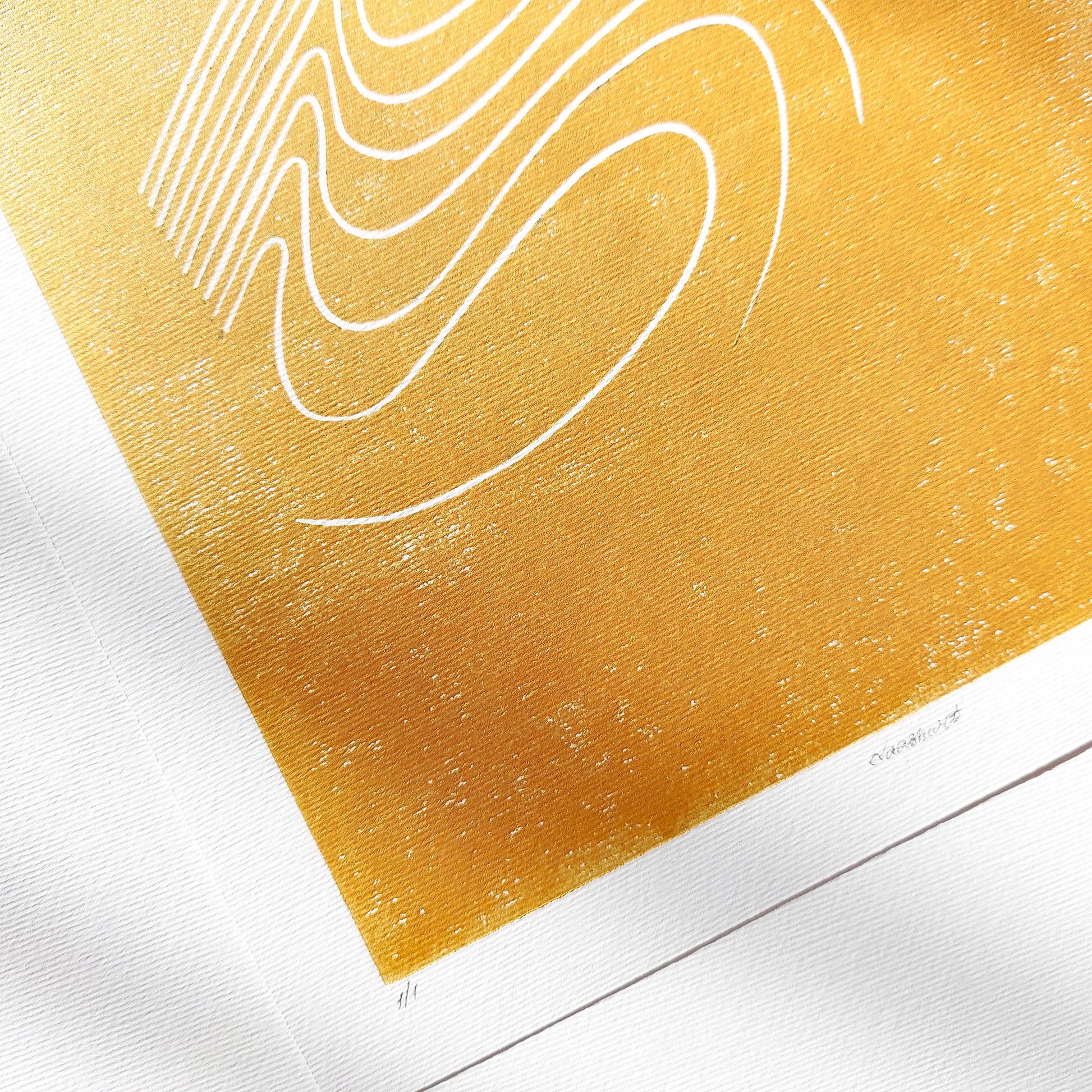 Wabi Sabi Gold Abstract Line Mountains water waves shadow light Lover Gift 8x10 Landscape Linocut Print Minimalist European Countryside Artwork Wall Art Decor long distance gift, living room wall art minimalist, Living room wall art, Linoleum print, Linogravure, Linocut print, Lino print, dopamine, laundry room decor, kitchen wall art, illustration print, Housewarming gift, hostess gift, home gift unique, heirloom gift, handmade gift for women, handmade gift for the home, master bedroom, grandmother gift